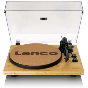 Comparateur de prix : Lenco Platine vinyle avec bluetooth et cellule Ortofon 2M Red en bambou