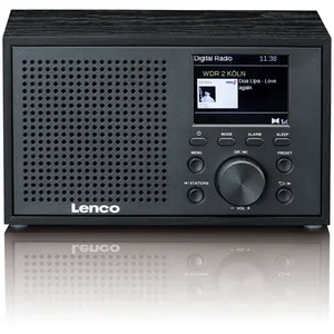 Lenco Radio DAB+/FM compacte et élégante avec Bluetooth Lenco DAR-017BKVendu parkaufland
