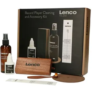 Comparateur de prix : Lenco Set d'accessoires 6-en-1 pour platine vinyle et kit de luxe pour nettoyer les disques vinyles TTA-6IN1