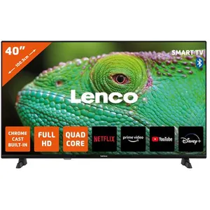 Comparateur de prix : Téléviseur Lenco LED-4044BK - 40 po Smart TV Android Full HD Noir