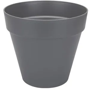 Comparateur de prix : Elho Pot de fleurs rond Loft Urban avec roues Ø 40 x H.35 cm - Anthracite