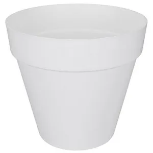 Comparateur de prix : ELHO Pot de fleurs rond avec roues Loft Urban - Ø 40 cm - Blanc