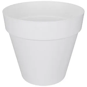 Comparateur de prix : Pot de fleur Elho Plastique Rond Loft Urban Blanc Ø 50 x H.44 cm 48 l