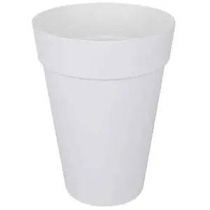 Comparateur de prix : elho Pot de fleurs rond Loft Urban High diamètre 42 x H.56 cm - Blanc