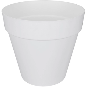 Comparateur de prix : Elho Loft Urban Rond 20 - Pot De Fleurs - Blanc - Extérieur - Ø 19.6 x H 17.7 cm