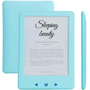 Silvergear® Ebook Reader avec Rétroéclairage | Écran Tactile E-Ink de 6 Pouces | Mémoire de 4 Go pour 3000+ E-Books | Antireflet et Léger | BleuVendu paramazon