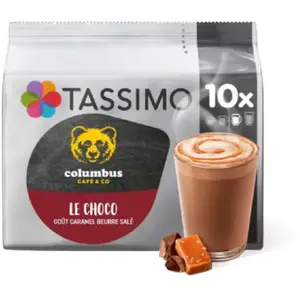 Columbus Le Choco Caramel Beurre Salé Dosettes Tassimo