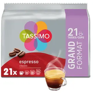 Comparateur de prix : Espresso Classic Dosettes Tassimo
