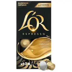 Comparateur de prix : Café moulu L'OR Espresso VANILLE x10 52g
