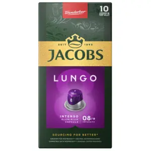 Jacobs - Capsules de café Lungo 8 Intenso, 10 capsules compatibles Nes... pas cher