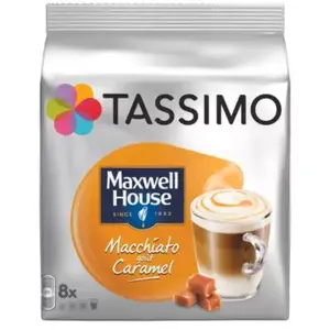 Comparateur de prix : Dosette TASSIMO Café Maxwell House Macchiato Caramel X8