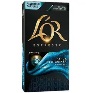 Pack de 10 Capsules café Maison du café L’Or Espresso Papouasie NoirVendu paramazon
