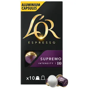 L’OR Dosette compatible Nespresso L'OR Supremo 10 pas cher