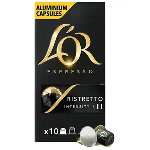 Comparateur de prix : Pack de 10 capsules Maison du café L'Or Espresso Ristretto Intensité 11