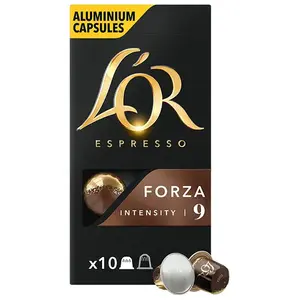 Comparateur de prix : Pack de 10 capsules Maison du Café L'Or Espresso Forza 52 g Intensité 9