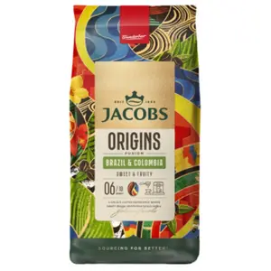 Grains de café JACOBS ORIGINS BRAZIL &amp; COLOMBIA, 1 kgVendu parcoffee-friend