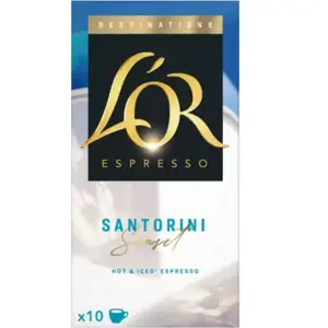 Comparateur de prix : Capsules de café L'OR Santorini pour machines Nespresso®, 10 pcs.