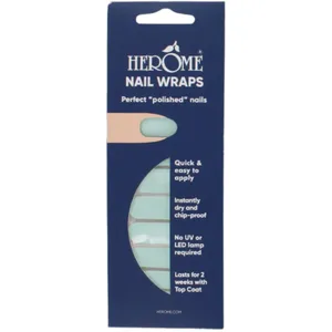 Hérôme - Nail Wraps Vernis À Ongles Adhésif Mint pas cher