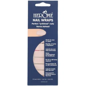 Hérôme - Nail Wraps Vernis À Ongles Adhésif Powdered Pink pas cher