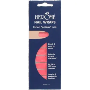 Hérôme - Nail Wraps Vernis À Ongles Adhésif Bubblegum pas cher
