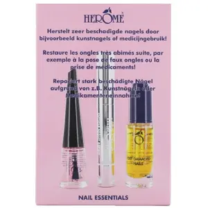HEROME Set essentiel pour ongles abimés - Coffret soin des ongles  pas cher