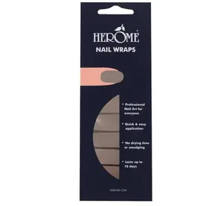 Herome Cosmetics - Nail Wraps Vernis à ongles 1 pieces Gris unisex pas cher