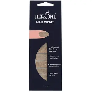Herome Cosmetics - Nail Wraps Vernis à ongles 1 pieces Marron clair unisex pas cher