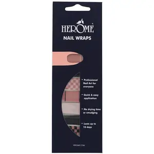 Herome Cosmetics - Nail Wraps Vernis à ongles 1 pieces Or rose unisex pas cher