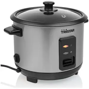 Comparateur de prix : Cuiseur à riz 1l 400w acier inoxydable - Tristar - RK-6146 -