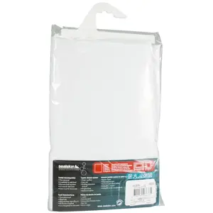 Comparateur de prix : Rideau de douche Madeira blanc sans anneaux 120 x 200 cm 386471 Sealskin