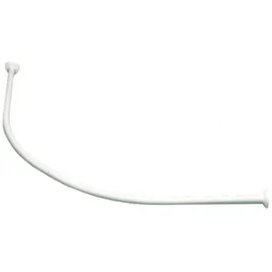 Sealskin Tringle de rideau de douche courbée Blanc pas cher