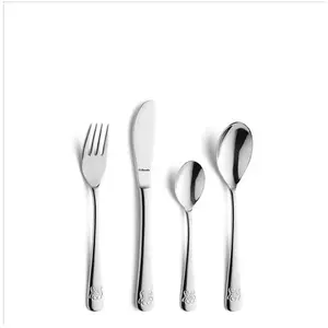 Comparateur de prix : Coffret 4 pièces enfant ourson - Amefa - Argent - Inox