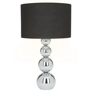 Ranex Smartwares Lampe À Poser Mandy, Fonction Tactile, Noire pas cher