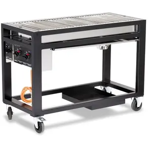 Comparateur de prix : Barbecue à gaz Europa 21,6kW 1260x580x(H)900 mm - Hendi
