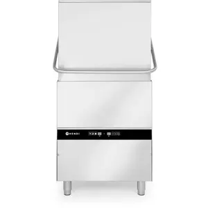 Lave-vaisselle à capot professionnel - commande électronique 750x880 mm - Hendi