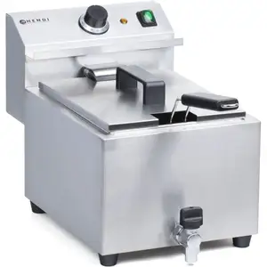 Comparateur de prix : Hendi 209202 Friteuse Mastercook avec robinet de vidange - 8 l