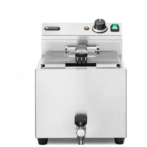 Comparateur de prix : Friteuse Professionnelle Profi Line avec robinet de vidange - 10L - 400V - Hendi