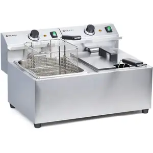 Comparateur de prix : Hendi - Friteuse traiteur Mastercook 7kW 230V 2 x 8L 207307