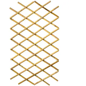 Comparateur de prix : Nature Palissade de Jardin Bordure de Jardin Extensible 100 x 200 cm Bambou