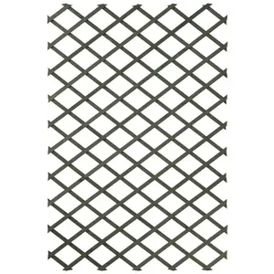 Treillis extensible - NATURE - En bois FSC® coloré Vert - 100 x 200 cm pas cher