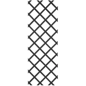 Comparateur de prix : Treillis extensible - NATURE - En bois FSC® coloré Anthracite - 50 x 150 cm