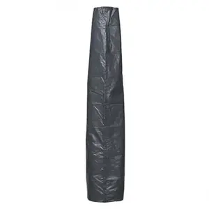 Housse en PE gris foncé pour parasol droit Nature 202x27x42 cm 6030616