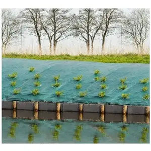 Nature Bâche de sol de contrôle des mauvaises herbes 1x25 m Vert TU pas cher