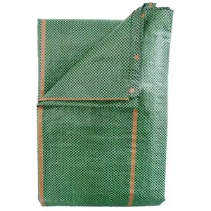 AUCUNE Nature Bâche de sol de contrôle des mauvaises herbes 3,3x5 m Vert TU pas cher