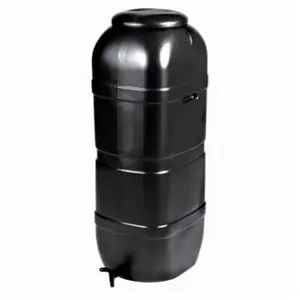 Nature Tonneau d'eau 100 L Noir 403756 pas cher