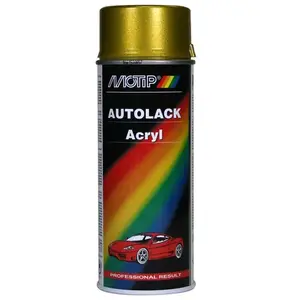 Peinture Acrylique - MOTIP - 52380 - Or Métallisé - 400ml - Brillant