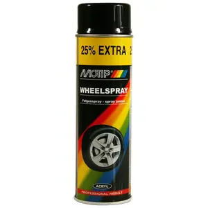 Peinture jantes noir mat, 500ml M04019 - Motip
