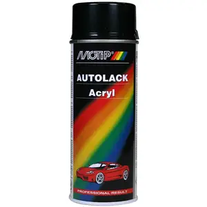 Aérosol Peinture Noir Métallisé M50980 Motip 400ml pas cher