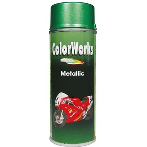 Peinture aérosol - Colorworks - Vert - Acrylique - Brillant - 0,4 l pas cher