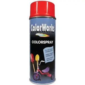 Peinture brillante Colorworks - Rouge orangé